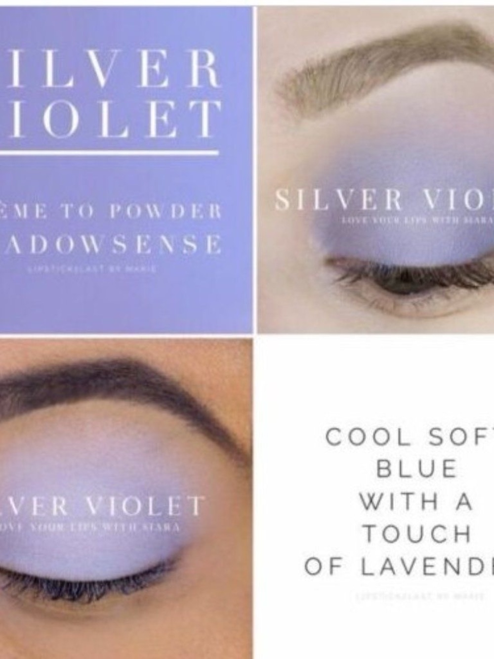 SeneGence Silver Violet Cool Blue-Lavender Eyeshadow